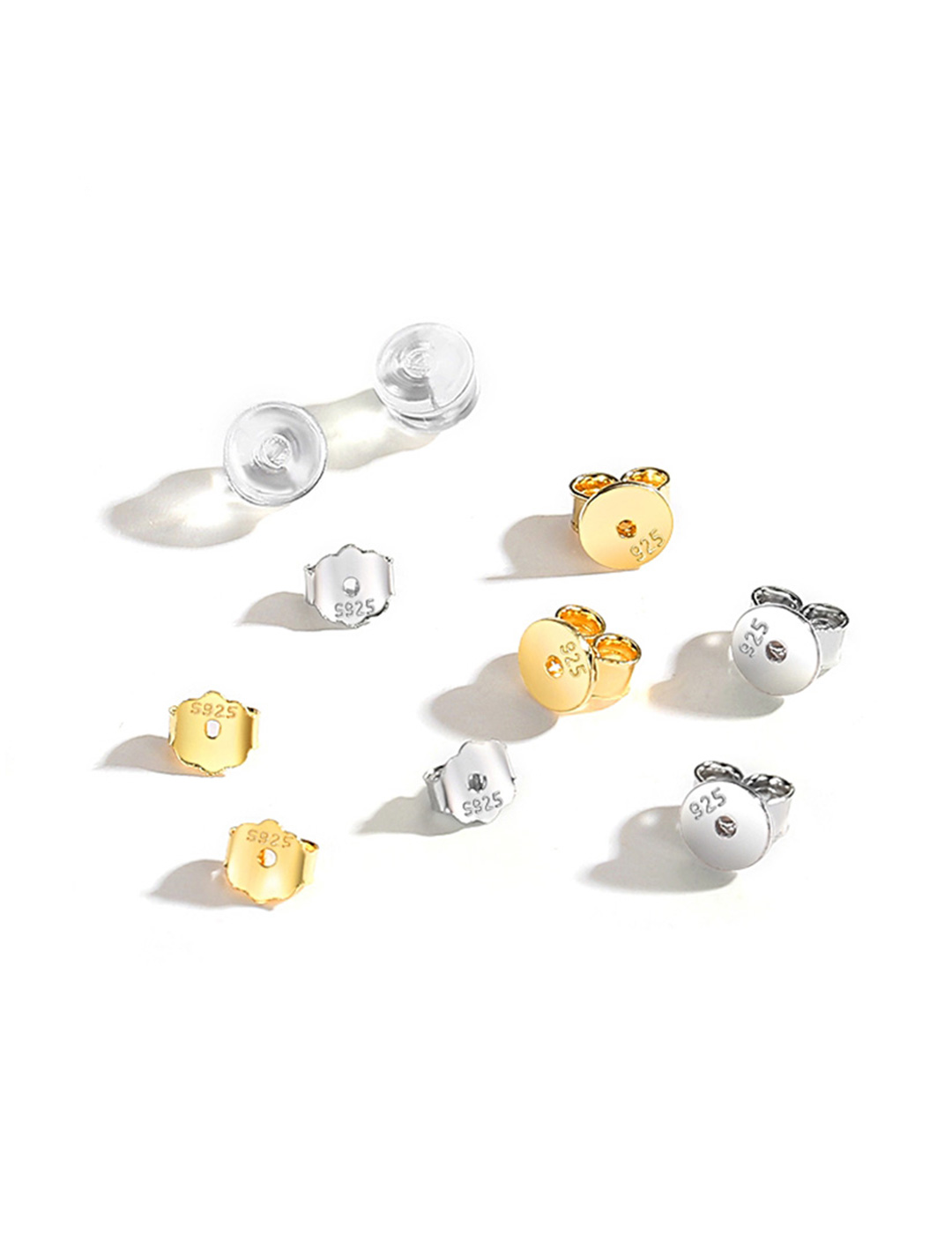 925 Sterling Silver Earring Backs
