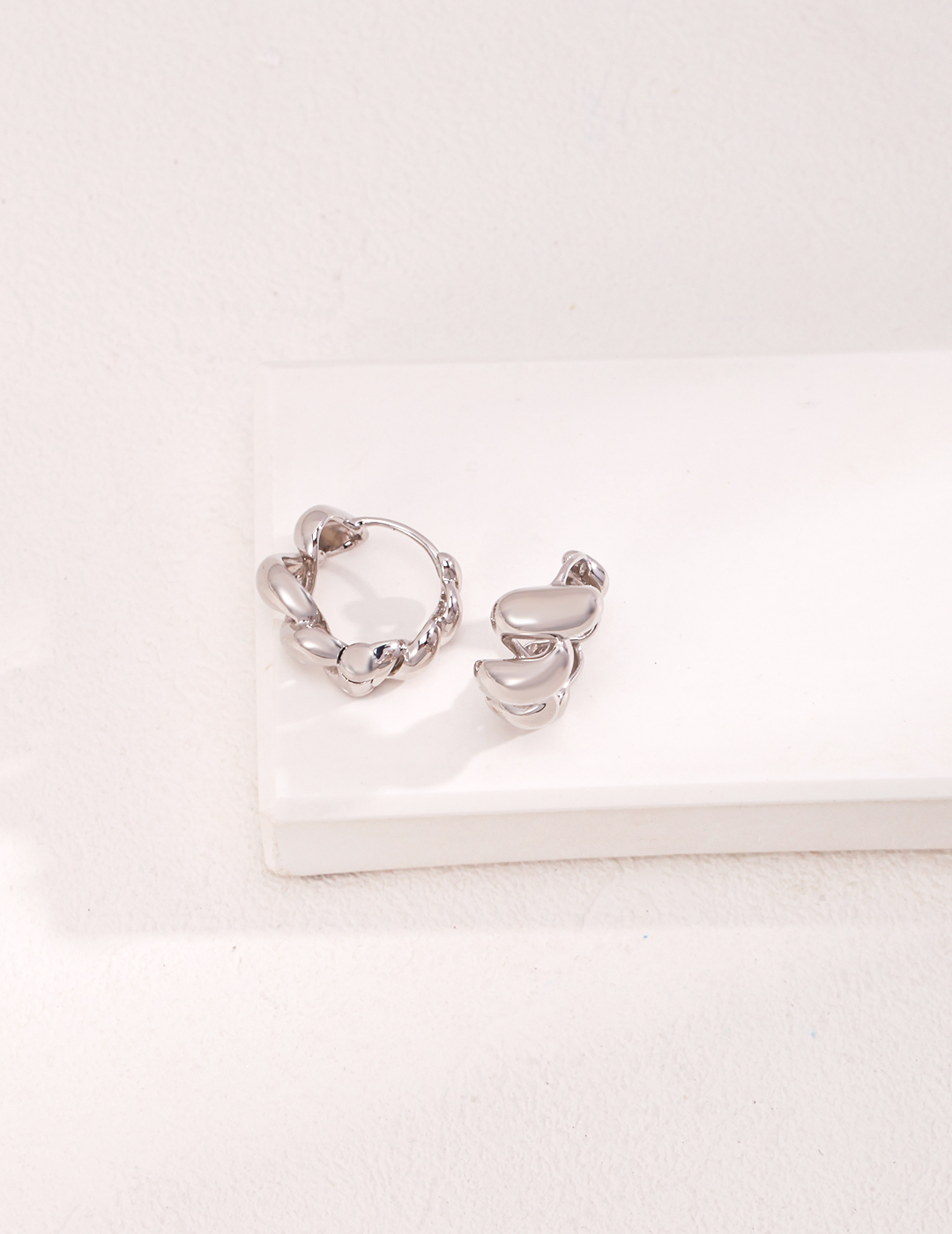 Twisted Rope Hoop Earrings