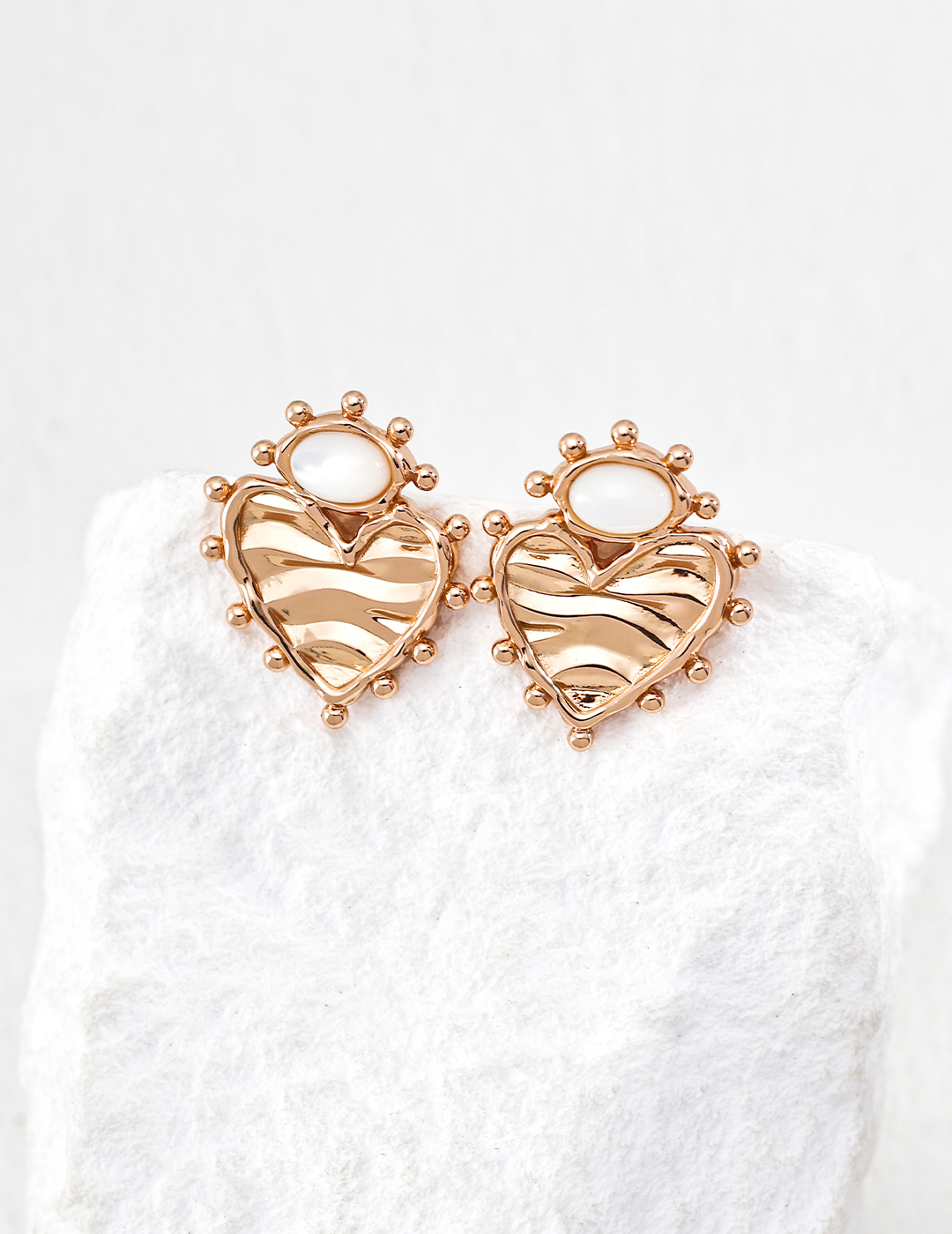 Island Heartbeat Heart Earrings